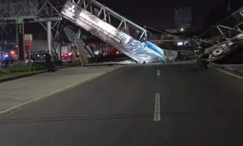 Cierre vehicular en la Calzada Aguilar Batres por desmontaje de pasarela 27 de diciembre 2025