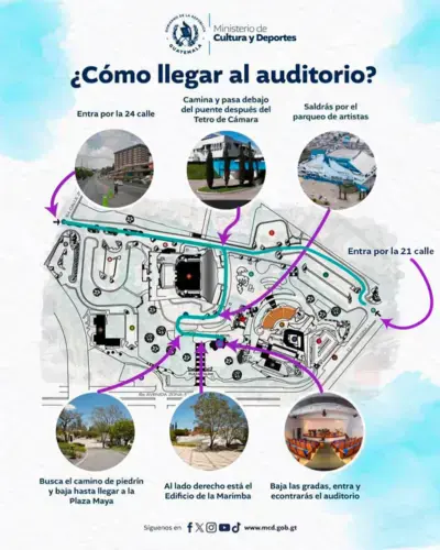 Cómo llegar al Auditorio de la Marimba en el CCMAA
