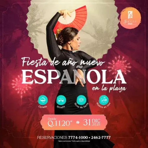 Fiesta de Año Nuevo 2026 Hotel Soleil Pacífico