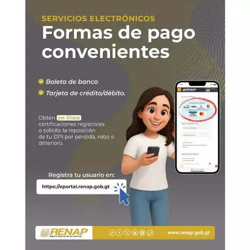 Servicios en línea de RENAP