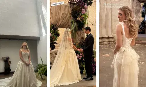 Boda del actor guatemalteco Arturo Castro y Lauren Hoover en Antigua Guatemala