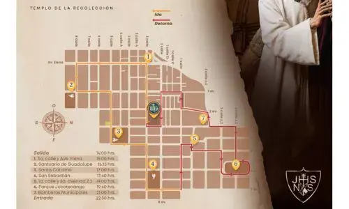 Cuaresma 2026 procesión 22 de febrero 2026 Templo La Recolección