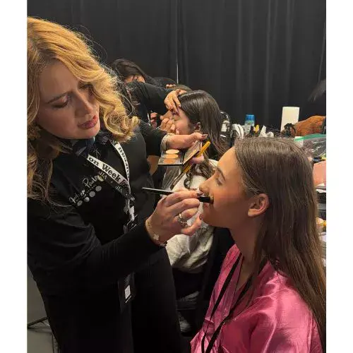 Maquillistas guatemaltecas en el New York Fashion Week 2026