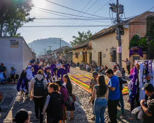 Parqueos, cierres y perímetro peatonal Cuaresma y Semana Santa Antigua Guatemala 2026