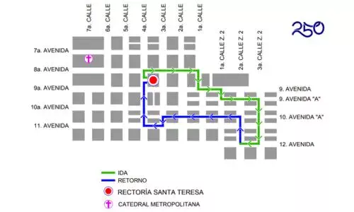 Procesión 14 de marzo 2026, Rectoría de Santa Teresa Zona 1 Ciudad Guatemala