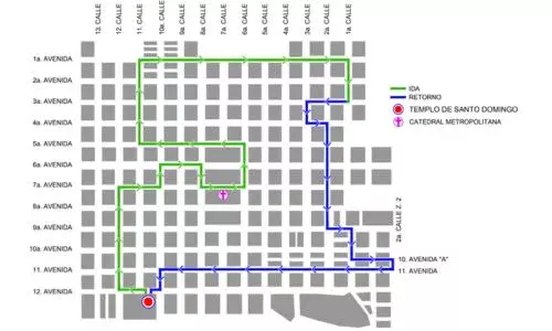 Procesión 3 de abril 2026, Templo de Santo Domingo Zona 1 Ciudad Guatemala