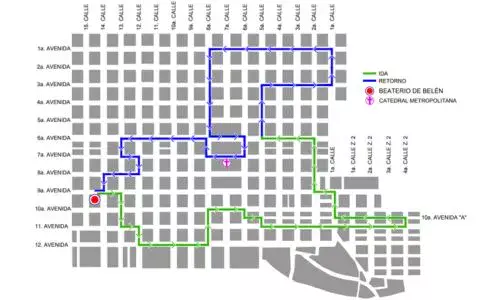Procesión 31 de marzo 2026 Beaterio de Belén, Zona 1 Ciudad Guatemala
