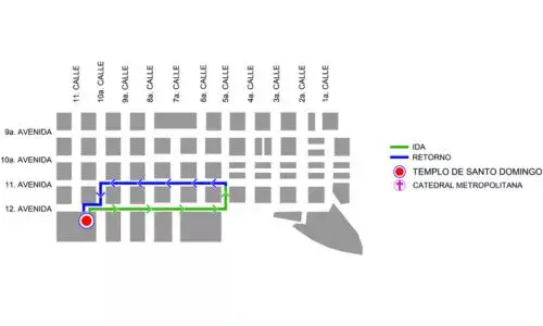 Procesión 4 de abril 2026, Templo de Santo Domingo Zona 1 Ciudad Guatemala