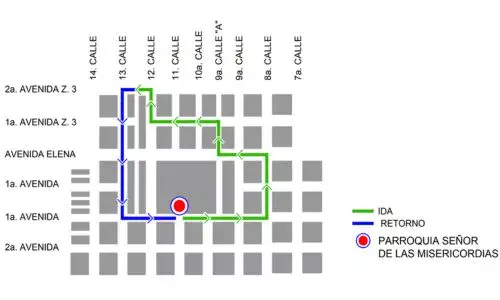 Procesión 5 de abril 2026, Parroquia Señor de las Misericordias Zona 1 Ciudad Guatemala