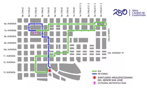 Procesión Segundo Sábado de Cuaresma del Santuario del Señor San José 2026, Zona 1 Ciudad Guatemala