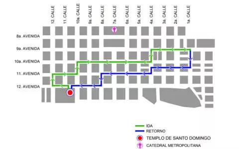 Procesión de Jesús de la Buena Muerte Templo de Santo Domingo 2026, Zona 1 Ciudad Guatemala