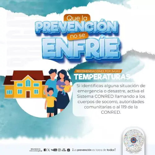 Pronóstico del Clima en Guatemala del 9 al 13 de febrero 2026