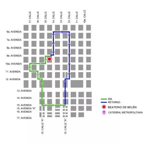 Solemne Vía Crucis Penitencial del Beaterio de Belén 13 de marzo 2026 Ciudad Guatemala