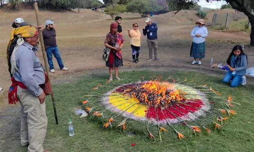 Ceremonia maya por equinoccio de primavera