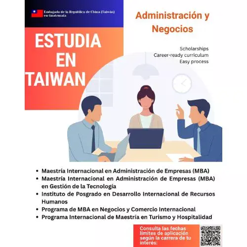 Programa de Becas para guatemaltecos para estudiar en Taiwán 2026