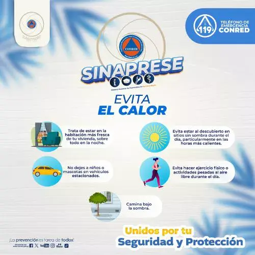 SINAPRESE 2026 recomendaciones para Semana Santa