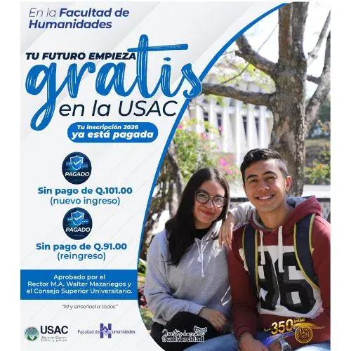 USAC aprobó exoneración de matrícula para el 2026