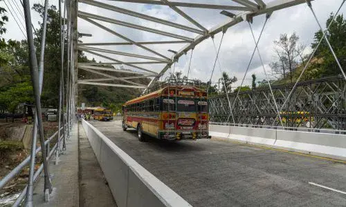 Habilitaron el Puente Villalobos 1, km 12.5 de la ruta al Pacífico