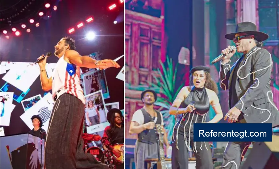 Ricardo Arjona y Elvis Crespo deslumbran con su increíble actuación en Puerto Rico