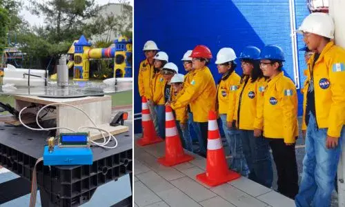 Niños guatemaltecos participan en el desafío de Space for Teachers