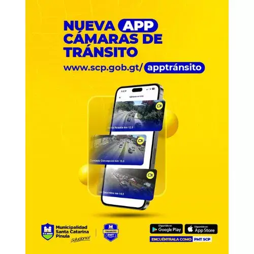 App de Santa Catarina Pinula para consultar el tránsito en tiempo real