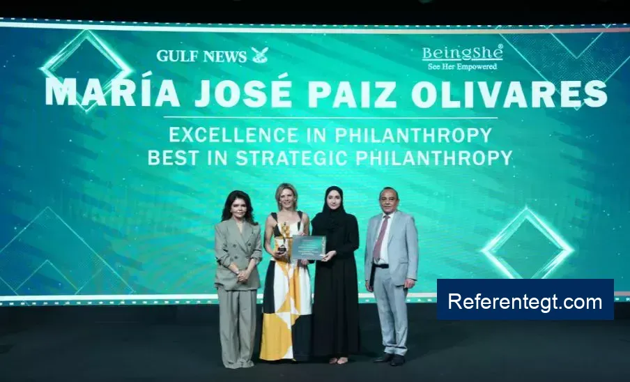María José Paiz: Galardonada en Dubái por su destacado impacto internacional