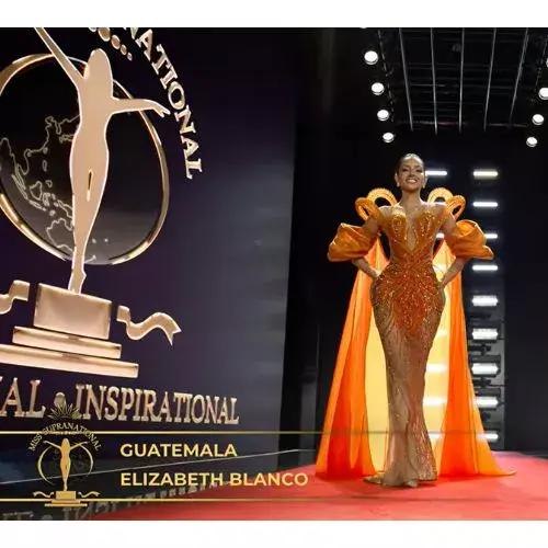 Guatemalteca Elizabeth Blanco en la competencia preliminar de Miss Supranational 2026 en Polonia