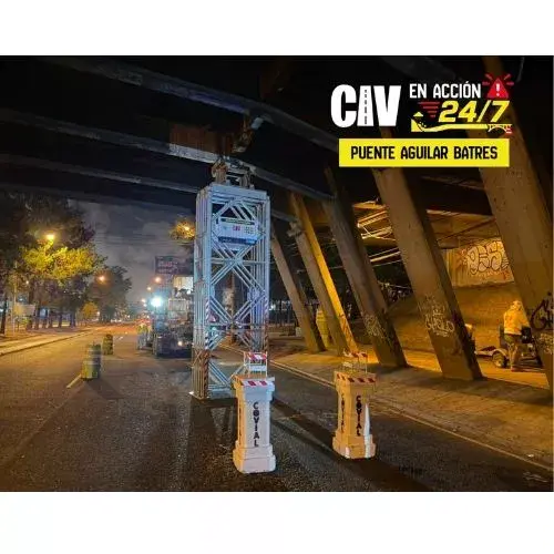 Cierres total en el puente Aguilar Batres-Periférico