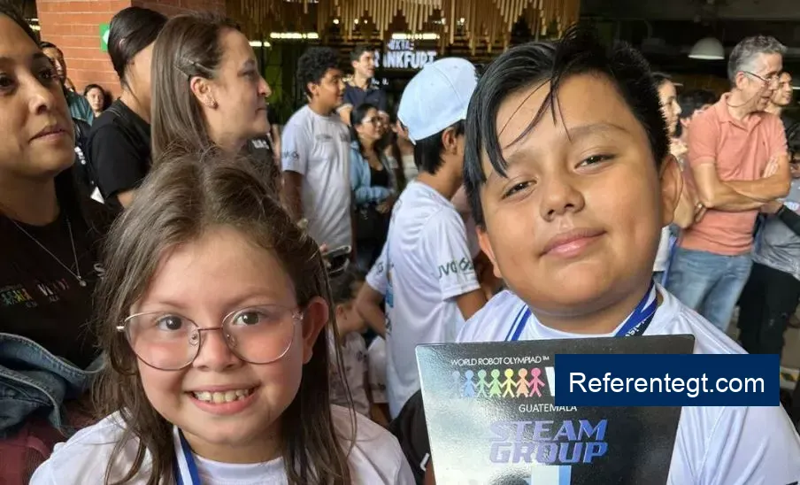 Niños de Guatemala buscan patrocinio para representar al país en la Olimpiada Mundial de Robótica 2026.