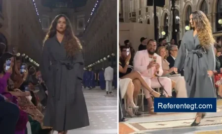 Adria Arjona deslumbra en la pasarela de Milán junto a Jason Momoa en evento exclusivo