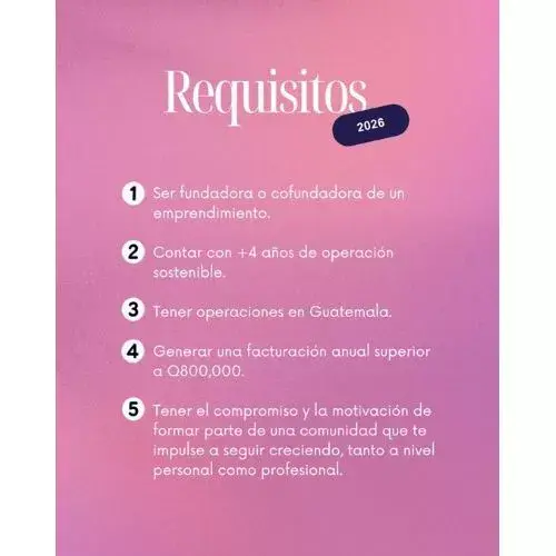 Aplica al Premio Emprendedora del Año 2026