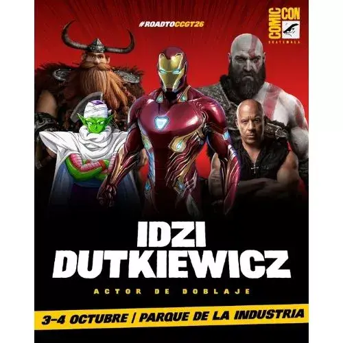 Idzi Dutkiewicz en Comic Con Guatemala 2026