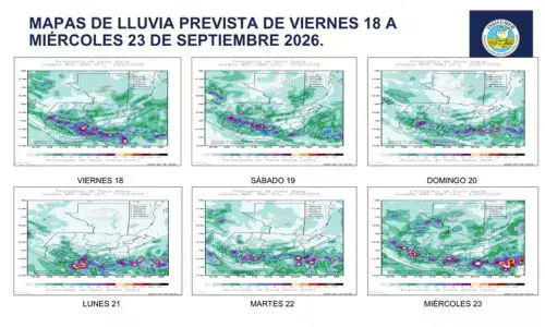 Pronóstico Clima en Guatemala para el 19 y 20 de septiembre 2026