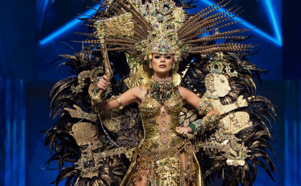 Ximena Carrillo brilla en Miss Grand Guatemala con un traje único inspirado en el Popol Vuh